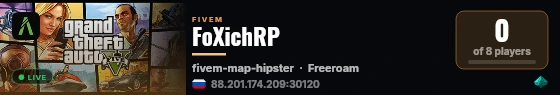 FoXichRP live status badge