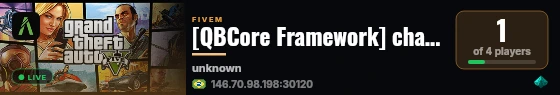 [QBCore Framework] change-me live status badge