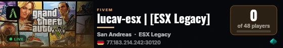 lucav-esx | [ESX Legacy] live status badge