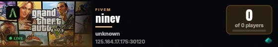 ninev live status badge