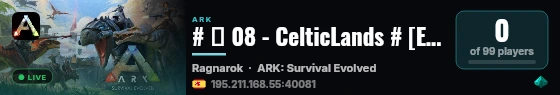 # ■ 08 - CelticLands # [ES] RAGNAROK ORIGIN [PVX] - (v358.24) live status badge