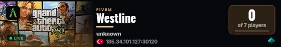 Westline live status badge