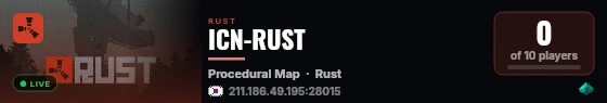 ICN-RUST live status badge