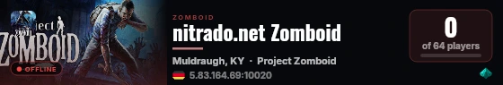 nitrado.net Zomboid live status badge