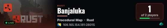Banjaluka live status badge