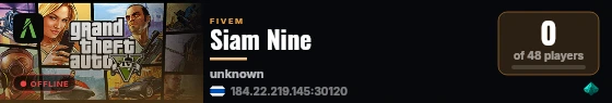 Siam Nine live status badge