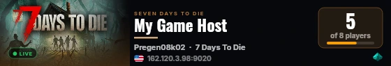 My Game Host live status badge