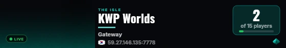 KWP Worlds live status badge