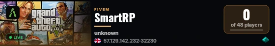 SmartRP live status badge