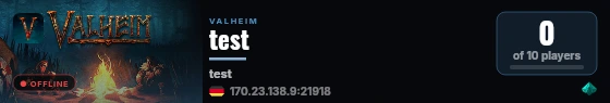test live status badge