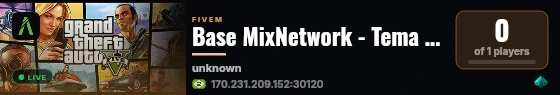 Base MixNetwork - Tema São Paulo live status badge