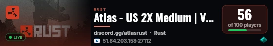 Atlas - US 2X Medium | Vanilla+ | No BP Wipe | JUST WIPED 26.08 live status badge