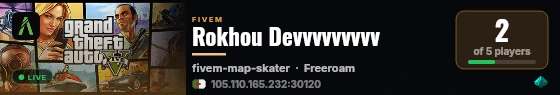 Rokhou Devvvvvvvvv live status badge