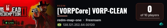 [VORPCore] VORP-CLEAN live status badge