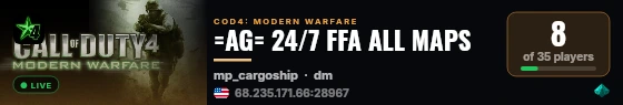 =AG= 24/7 FFA ALL MAPS live status badge