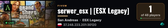 serwer_esx | [ESX Legacy] live status badge