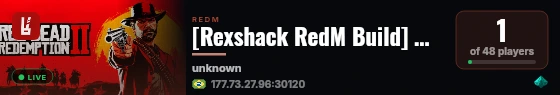 [Rexshack RedM Build] MoonPEDS live status badge