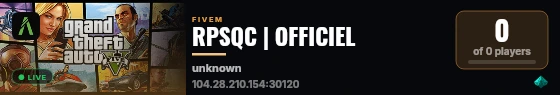 RPSQC | OFFICIEL live status badge