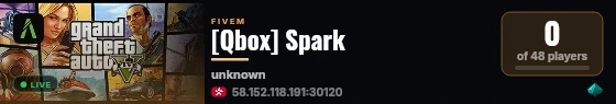 [Qbox] Spark live status badge