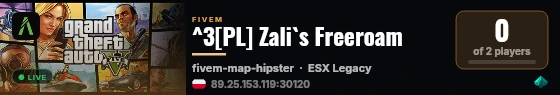 ^3[PL] Zali`s Freeroam live status badge