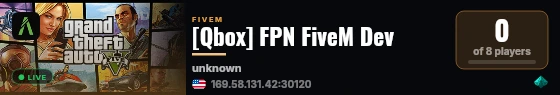 FPN FiveM live status badge