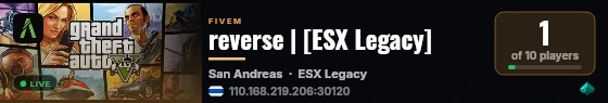 reverse | [ESX Legacy] live status badge