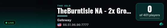 TheBurntIsle NA - 2x Growth - VOIP - live status badge