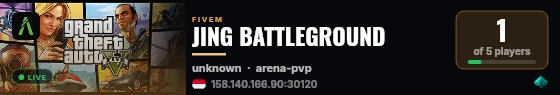 JING BATTLEGROUND  live status badge