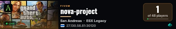 nova-project live status badge