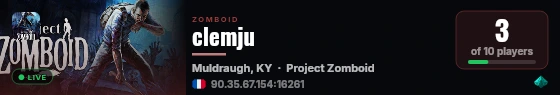 clemju live status badge