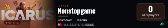 Nonstopgame live status badge
