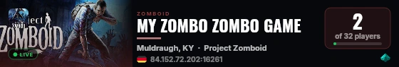 MY ZOMBO ZOMBO GAME live status badge