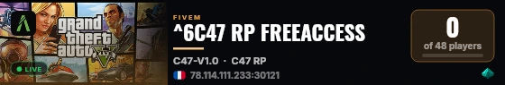 ^6C47 RP FREEACCESS live status badge