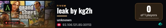 leak by kg2h live status badge