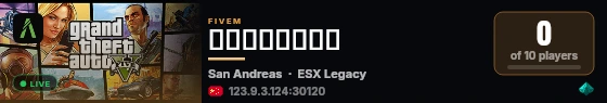 阿天的本地玩车端 live status badge