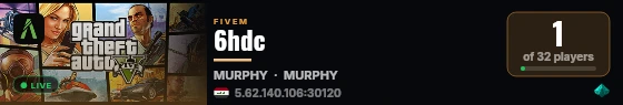 6hdc live status badge