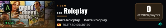 ... Roleplay live status badge