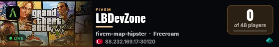 LBDevZone live status badge