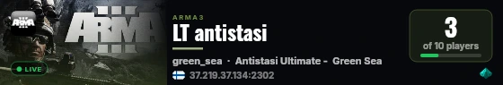LT antistasi live status badge