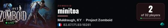 minitoa live status badge
