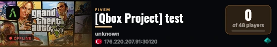 [Qbox Project] test live status badge