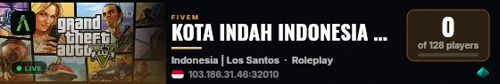 KOTA INDAH INDONESIA 2.0 SERVER TEST live status badge