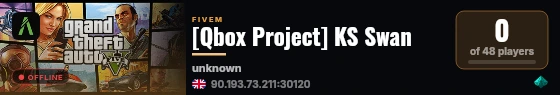 [Qbox Project] KS Swan live status badge