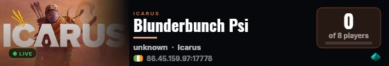 Blunderbunch Psi live status badge