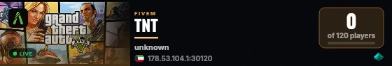 TNT live status badge