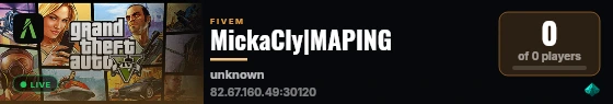 MickaCly|MAPING live status badge
