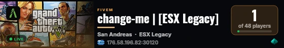 change-me | [ESX Legacy] live status badge