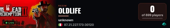 OLDLIFE live status badge
