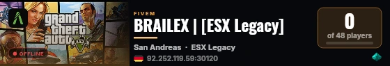 BRAILEX | [ESX Legacy] live status badge