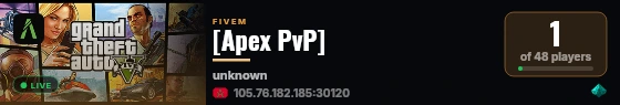 [Apex PvP] live status badge